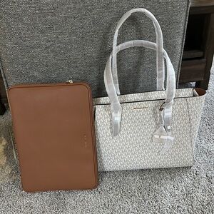 Michael Michael Kors Sally Large Tote Bag with Laptop Case